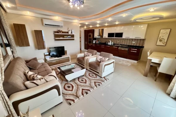 Scenic Sea Views with Fully Furnished 2+1 Exclusive Property for Sale in Alanya