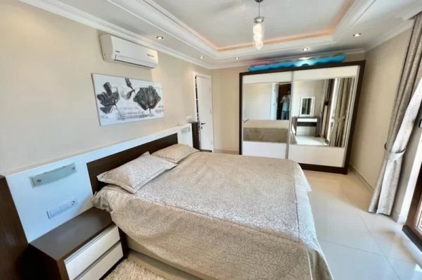 Scenic Sea Views with Fully Furnished 2+1 Exclusive Property for Sale in Alanya