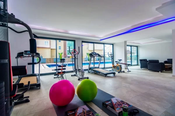 Contemporary Building Meets Comfort: Stylish 1+1 Property in Mahmutlar, Alanya