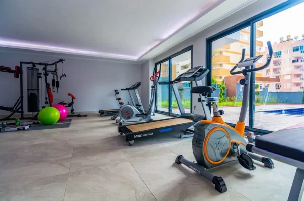 Contemporary Building Meets Comfort: Stylish 1+1 Property in Mahmutlar, Alanya