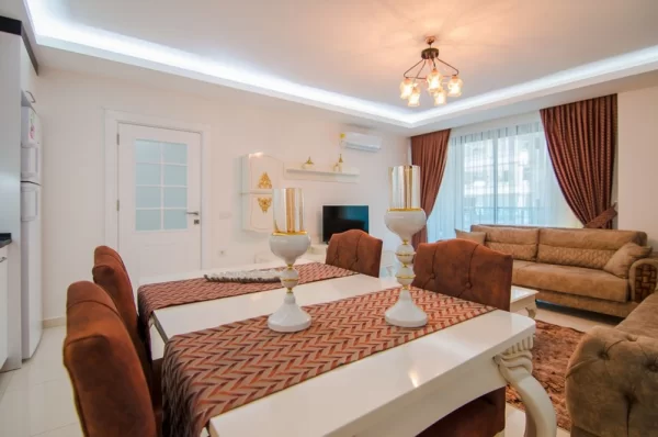 2+1 and 3+1 Spacious and Furnished Properties for Sale in Alanya's Best Region