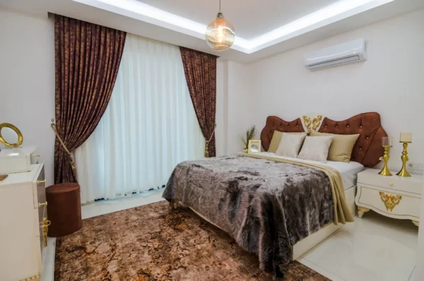 2+1 and 3+1 Spacious and Furnished Properties for Sale in Alanya's Best Region
