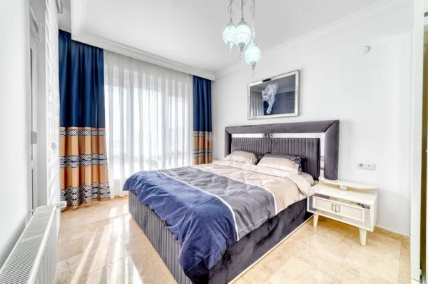 Fully Equipped 2+1 Peacefull and Luxe Apartment for Sale in Alanya