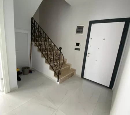 Furnished 4 + 1 Duplex Apartment with a Pool and a Charming Sea View