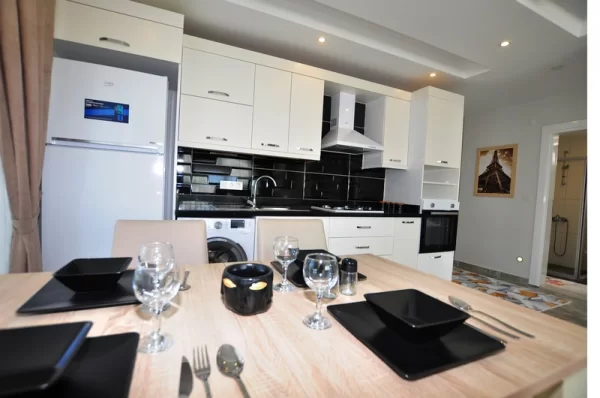 A Piece of Craftsmanship 400 Meters From the Sea, Beyond Luxury 1+1 Apartment