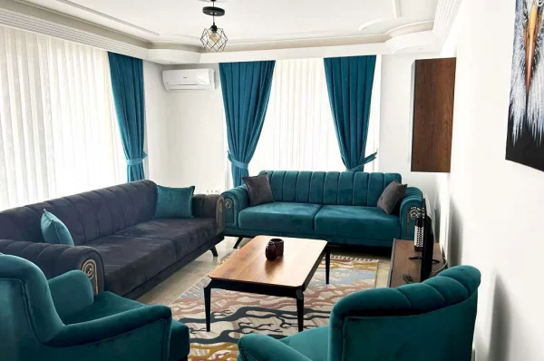 Breathtaking Sea View Two Bedrooms One Livingroom Apartments for Sale in Alanya