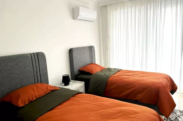 Breathtaking Sea View Two Bedrooms One Livingroom Apartments for Sale in Alanya