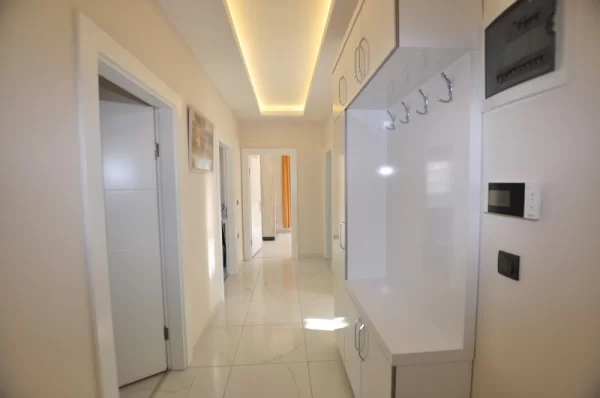 Ready to Move Fully Furnished Three Bedrooms Luxury Apartment for Sale in Alanya