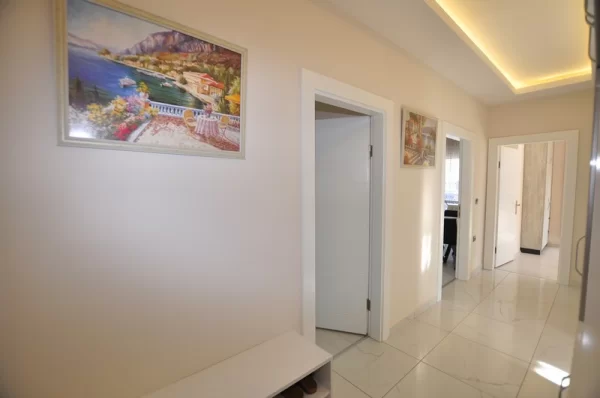 Ready to Move Fully Furnished Three Bedrooms Luxury Apartment for Sale in Alanya