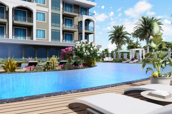 2 Types New Brand Proeprties with Apartment and Penthouse Options in Alanya,Avsallar