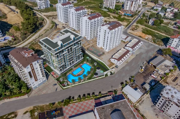2 Types New Brand Proeprties with Apartment and Penthouse Options in Alanya,Avsallar