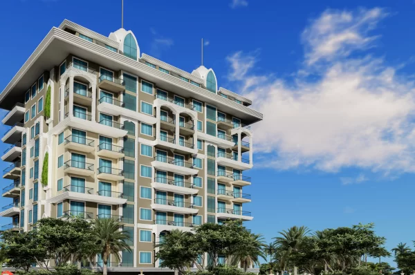 2 Types New Brand Proeprties with Apartment and Penthouse Options in Alanya,Avsallar