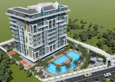 2 Types New Brand Proeprties with Apartment and Penthouse Options in Alanya,Avsallar