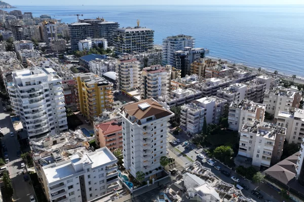 200 Meters to Beach with Easy Payment Method Different Options Properties for Sale in Alanya