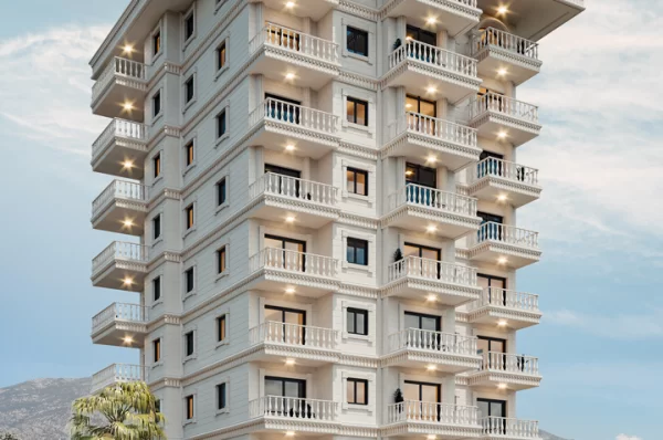 200 Meters to Beach with Easy Payment Method Different Options Properties for Sale in Alanya