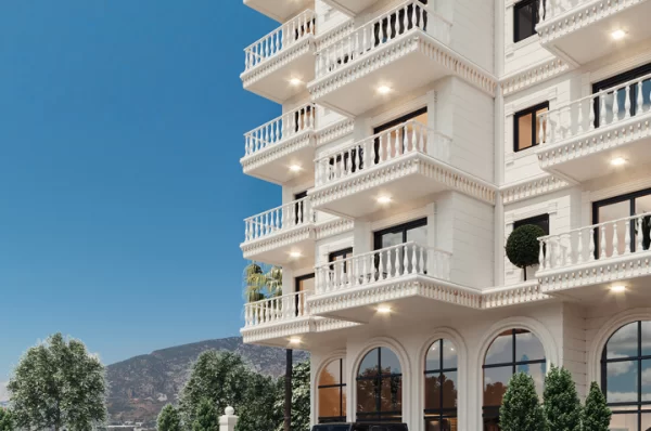 200 Meters to Beach with Easy Payment Method Different Options Properties for Sale in Alanya