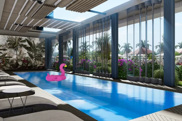 Alanya'nın En Lüks Sitesinde Deniz Manzaralı 1+1 ve 2+1 Taksitli Satılık Daireler