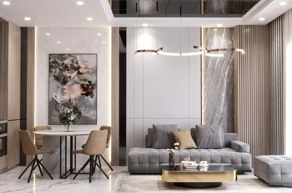 Alanya'nın En Lüks Sitesinde Deniz Manzaralı 1+1 ve 2+1 Taksitli Satılık Daireler