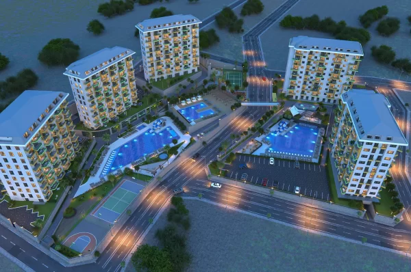 Alanya'da Ayrıcalıklı Yaşam Vahası ve Tek Yatak Odalı Satılık Gayrimenkul