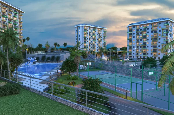 Alanya'da Ayrıcalıklı Yaşam Vahası ve Tek Yatak Odalı Satılık Gayrimenkul