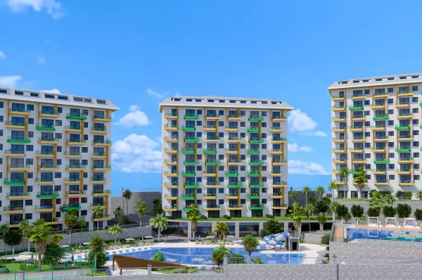Alanya'da Ayrıcalıklı Yaşam Vahası ve Tek Yatak Odalı Satılık Gayrimenkul