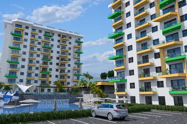 Alanya'da Ayrıcalıklı Yaşam Vahası ve Tek Yatak Odalı Satılık Gayrimenkul