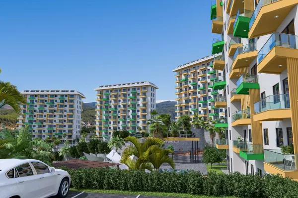 Alanya'da Ayrıcalıklı Yaşam Vahası ve Tek Yatak Odalı Satılık Gayrimenkul