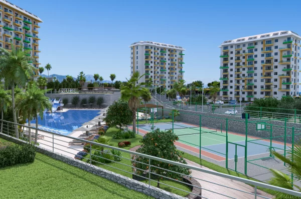 Alanya'da Ayrıcalıklı Yaşam Vahası ve Tek Yatak Odalı Satılık Gayrimenkul