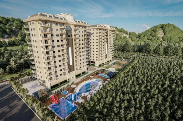 Бюджетная инвестиционная возможность с апартаментами 1+1 на продажу в Алании, Махмутлар