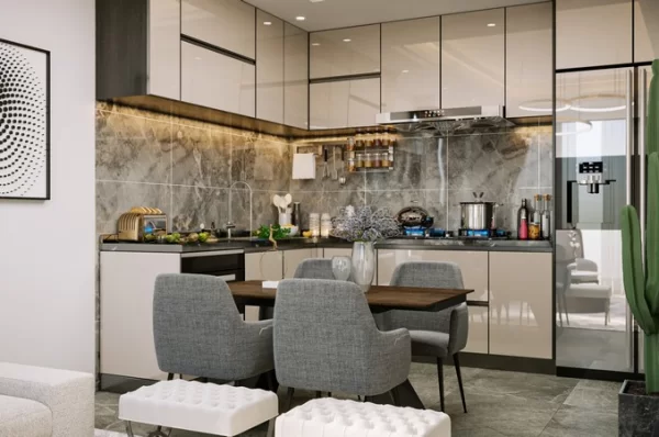 Muhteşem Manzaralar ve Çağdaş 1+1 Daireler ve 2+1 Penthouselar