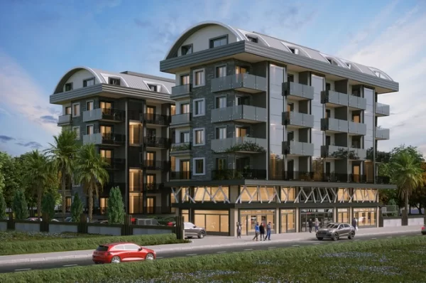 Muhteşem Manzaralar ve Çağdaş 1+1 Daireler ve 2+1 Penthouselar