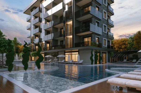 Muhteşem Manzaralar ve Çağdaş 1+1 Daireler ve 2+1 Penthouselar