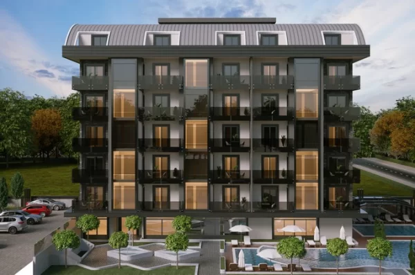 Muhteşem Manzaralar ve Çağdaş 1+1 Daireler ve 2+1 Penthouselar