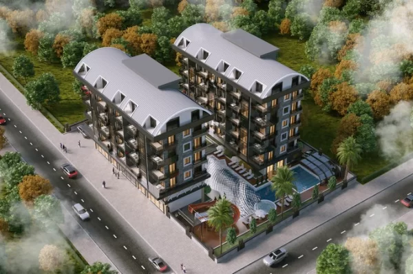 Muhteşem Manzaralar ve Çağdaş 1+1 Daireler ve 2+1 Penthouselar