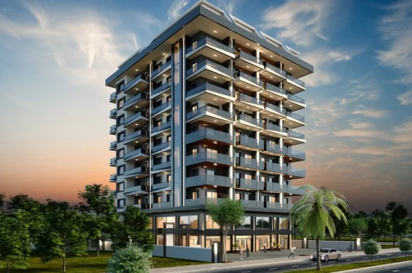 Just 100 Meters to Sea Newly Apartments and Penthouses for Sale in Alanya