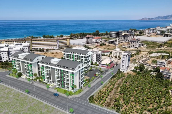 Alanya'nın Prestijli Tesisinde Satılık Tek Yatak Odalı Daireler ve İki Yatak Odalı Penthouselar
