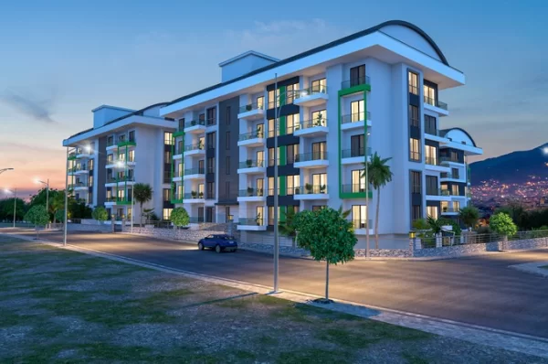 Alanya'nın Prestijli Tesisinde Satılık Tek Yatak Odalı Daireler ve İki Yatak Odalı Penthouselar