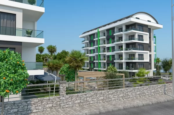 Alanya'nın Prestijli Tesisinde Satılık Tek Yatak Odalı Daireler ve İki Yatak Odalı Penthouselar