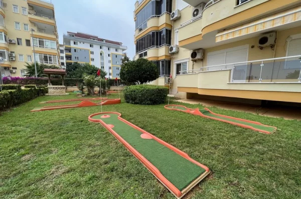 Just 100 Meters to Sea 2+1 Fully Furnished Apartment for Sale in Alanya