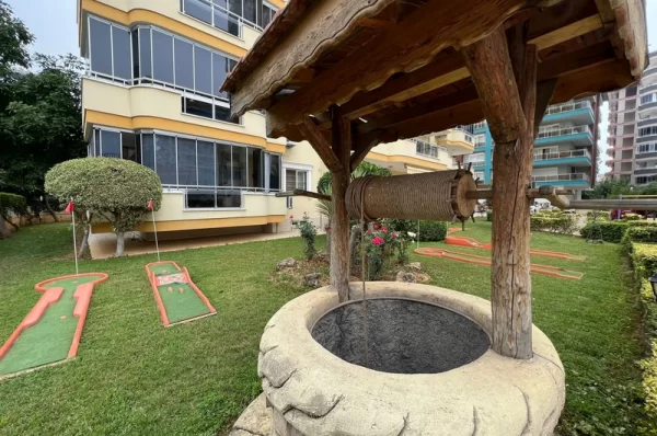 Just 100 Meters to Sea 2+1 Fully Furnished Apartment for Sale in Alanya