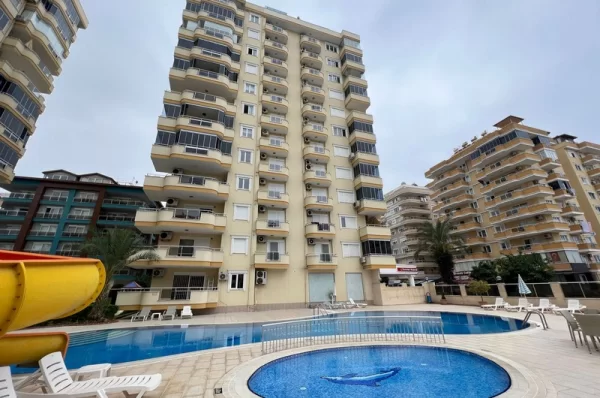 Just 100 Meters to Sea 2+1 Fully Furnished Apartment for Sale in Alanya