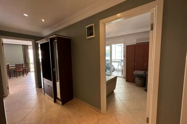 Just 100 Meters to Sea 2+1 Fully Furnished Apartment for Sale in Alanya