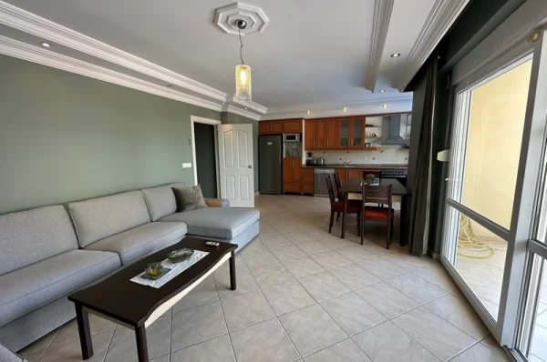 Just 100 Meters to Sea 2+1 Fully Furnished Apartment for Sale in Alanya
