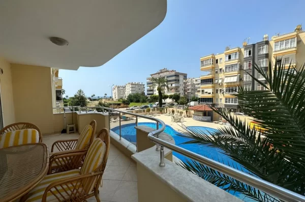 Just 100 Meters to Sea 2+1 Fully Furnished Apartment for Sale in Alanya