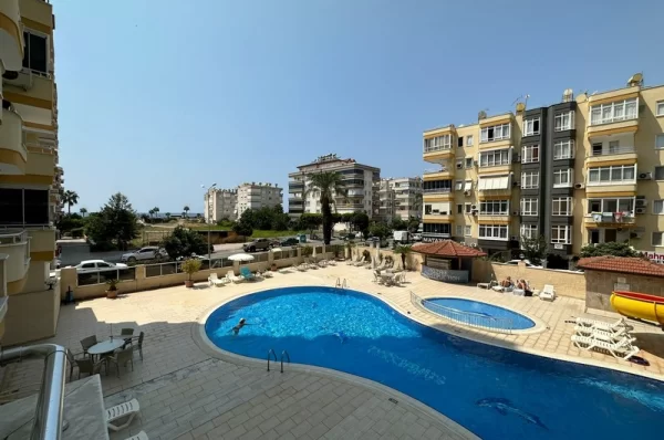 Just 100 Meters to Sea 2+1 Fully Furnished Apartment for Sale in Alanya