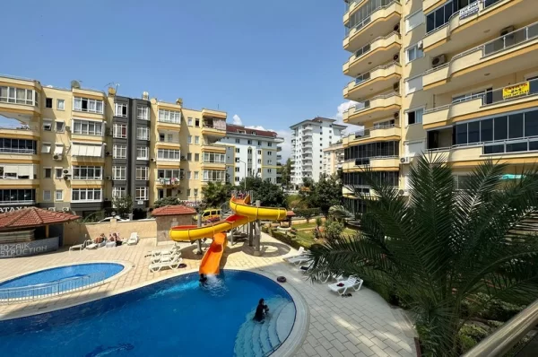 Just 100 Meters to Sea 2+1 Fully Furnished Apartment for Sale in Alanya