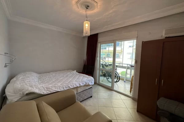 Just 100 Meters to Sea 2+1 Fully Furnished Apartment for Sale in Alanya