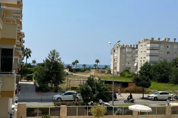 Just 100 Meters to Sea 2+1 Fully Furnished Apartment for Sale in Alanya