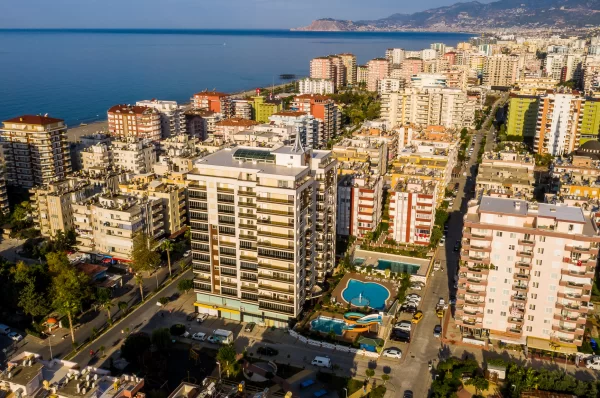 Luxury 1 Bedroom Apartment in Mahmutlar Alanya with Sea View