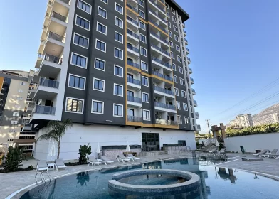 Mahmutlar Alanya'da Merkezi Konumda 1+1 Daire